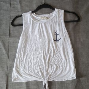 White tank top